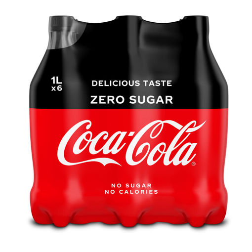 Afbeeldingen van COCA COLA ZERO 6X1L PET