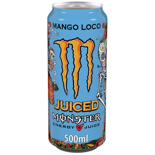 Afbeeldingen van MONSTER ENERGY JUICE MANGO LOCO BLIK 50CL