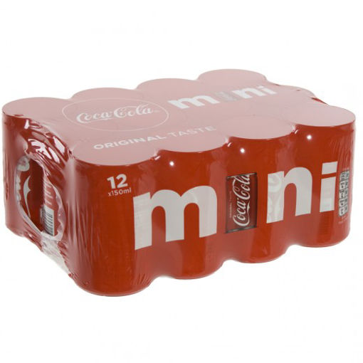 Afbeeldingen van COCA COLA REGULAR 15 CL BLIK 12 PAK